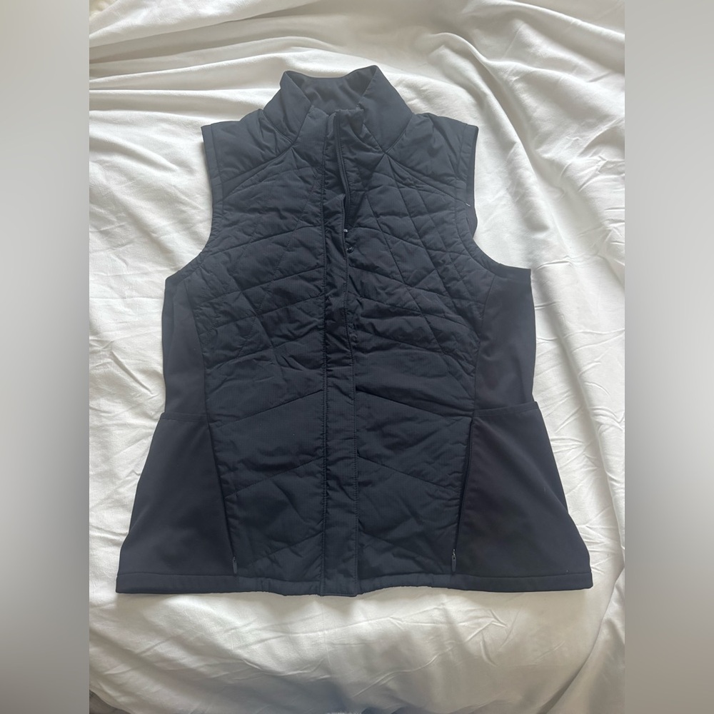Brooks Black Quilted Vest